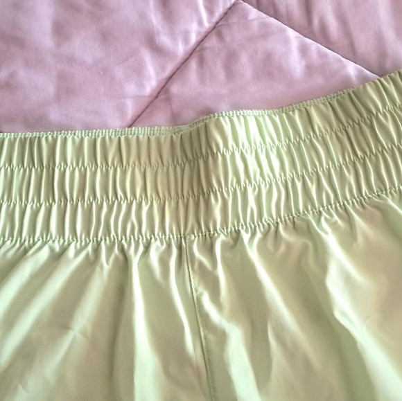 Women's Neon Green/yellow Shorts - Picture 4 of 6